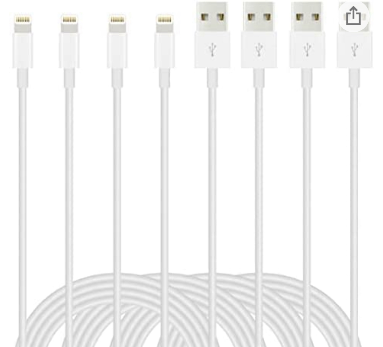 On sale 80 % off lightening charging cables 