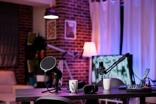 Podcast studio 